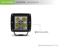 Thumbnail for DV8 Offroad 3in Cube LED Light 20W Spot 5W LED - Chrome