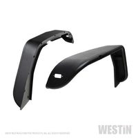 Thumbnail for Westin 18-20 Jeep Wrangler JL / 20 Gladiator Tube Fenders - Front - Textured Black
