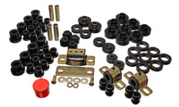 Thumbnail for Energy Suspension 76-79 Jeep CJ/CJ7 Black Hyper-Flex Master Bushing Set