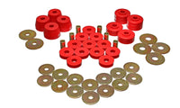 Thumbnail for Energy Suspension Body Mount Bushing Sets - Red