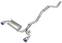 Thumbnail for aFe POWER Takeda 2021 Toyota Supra 2.0L (t) 2.5in-3in 304 SS CB Exhaust w/ Blue Tips