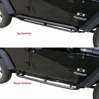 Thumbnail for Rampage 2007-2018 Jeep Wrangler(JK) Srs Side Bar Rockerguard Step - Black