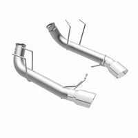 Thumbnail for MagnaFlow 13 Ford Mustang Dual Split Rear Exit Stainless Axle-Back Cat Back Exhaust (Competition)