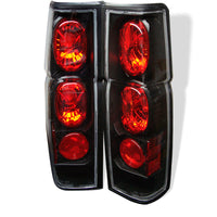 Thumbnail for Spyder Nissan Hardbody 86-97 Euro Style Tail Lights Black ALT-YD-NH86-BK