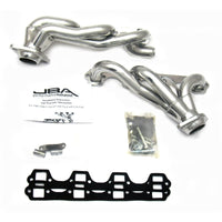Thumbnail for JBA 87-96 Ford F-150 5.8L SBF 1-5/8in Primary Silver Ctd Cat4Ward Header
