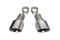 Thumbnail for Corsa 2011-2021 Jeep Grand Cherokee Single 2.5in Inlet / 4.5in Outlet Polished Pro-Series Tip Kit
