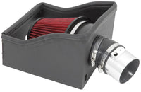 Thumbnail for Spectre 12-14 Ford F150 V6-3.5L F/I Air Intake Kit - Polished w/Red Filter