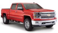 Thumbnail for Bushwacker 14-18 Chevy Silverado 1500 Fleetside Pocket Style Flares 4pc - Black