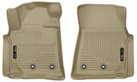 Thumbnail for Husky Liners 13-16 Lexus LX570 / 13-16 Toyota Land Cruiser WeatherBeater Front Tan Floor Liners