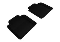 Thumbnail for 3D MAXpider 2007-2012 Lexus LS460L/LS600HL Kagu 2nd Row Floormats - Black