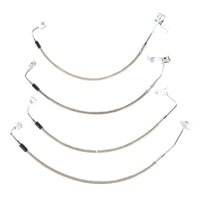 Thumbnail for Rugged Ridge Brake Hose Kit Braided Stainless 07-18 Jeep Wrangler