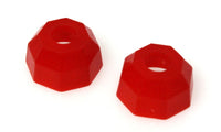 Thumbnail for Energy Suspension Universal Red Tie Rod Dust Boots Octagon Base