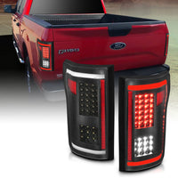 Thumbnail for ANZO 2015-2017 Ford F-150 LED Taillights Black