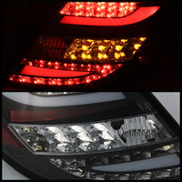 Thumbnail for Spyder Mercedes Benz W204 C-Class 11-14 LED Tail Lights - Blk ALT-YD-MBZC11-LED-BK