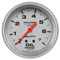 Thumbnail for Autometer Ultra-Lite 66.7mm METRIC 0-7 Kg/CM 2 Oil Pressure Mechanical Gauge