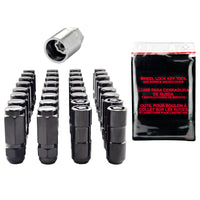 Thumbnail for McGard 8 Lug Hex Install Kit w/Locks (Cone Seat Nut / Duplex) 9/16-18 / 7/8 Hex / 2.5in. L - Black