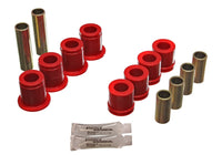Thumbnail for Energy Suspension 87-95 Nissan Pathfinder 2WD/4WD Red Front Control Arm Bushing Set