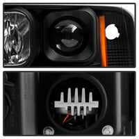 Thumbnail for Spyder Dodge Ram 1500 02-05/Ram 2500/3500 03-05 High-Power LED Headlights - Black PRO-YD-DR02V2PL-BK