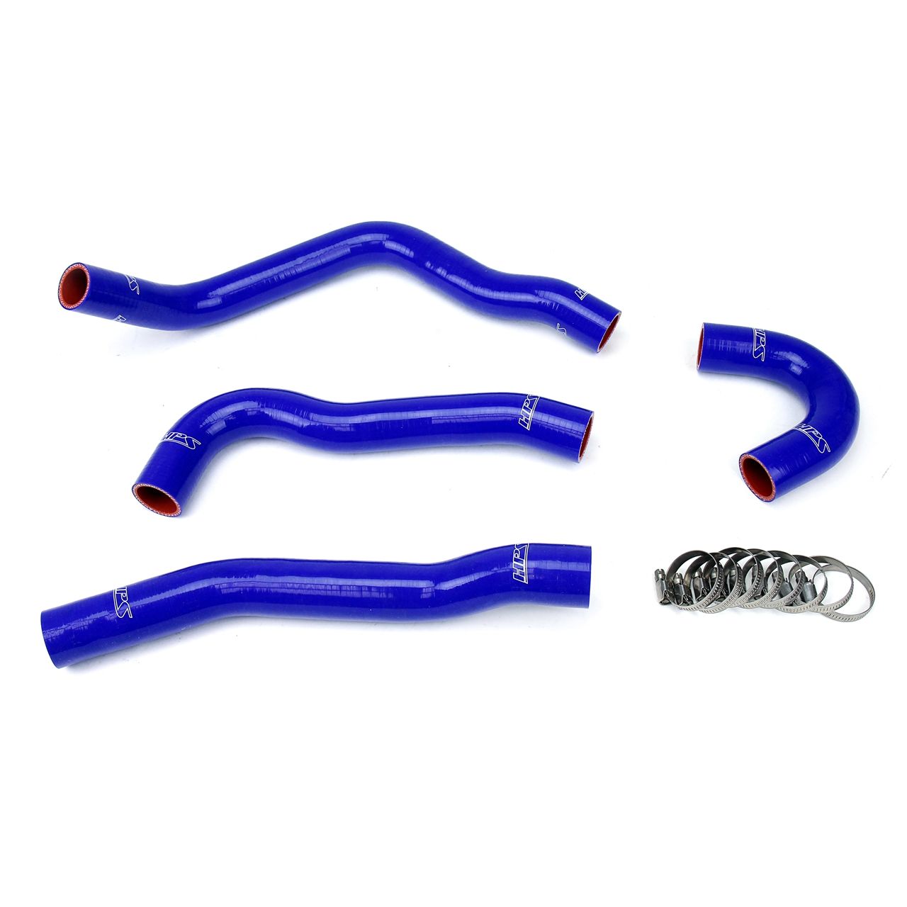 HPS Blue Reinforced Silicone Radiator Hose Kit Coolant for Mitsubishi Lancer EVO 10