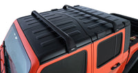 Thumbnail for Rhino-Rack 07-22 Jeep Wrangler JK/JL 4 Door Hard Top Vortex SG 2 Bar Roof Rack - Black
