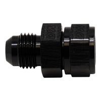 Thumbnail for DeatschWerks 6AN Male Flare to Fuel Pump Outlet Barb Adapter - Anodized Matte Black