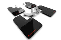 Thumbnail for Rally Armor 21-24 Ford Bronco (Plstc Bmpr - NO Rptr/Sprt - NO RR/RB) Blk Mud Flap w/Red Logo