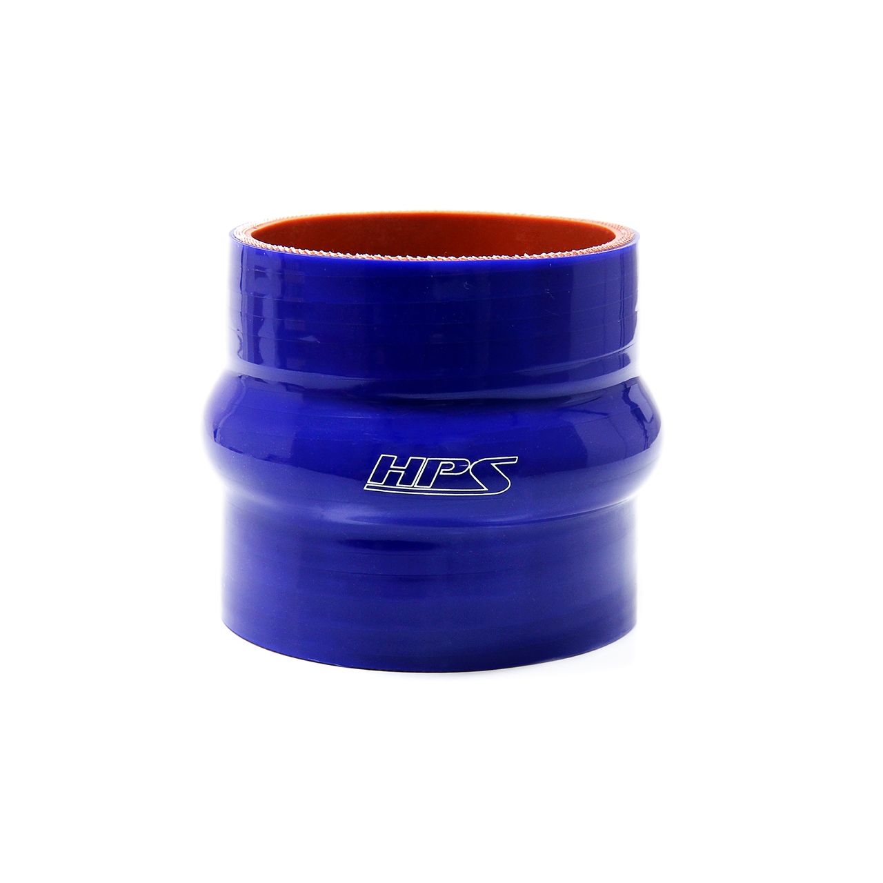 HPS 1-5/8" ID , 4" Long High Temp 4-ply Reinforced Silicone Hump Coupler Hose Blue (41mm ID , 102mm Length)