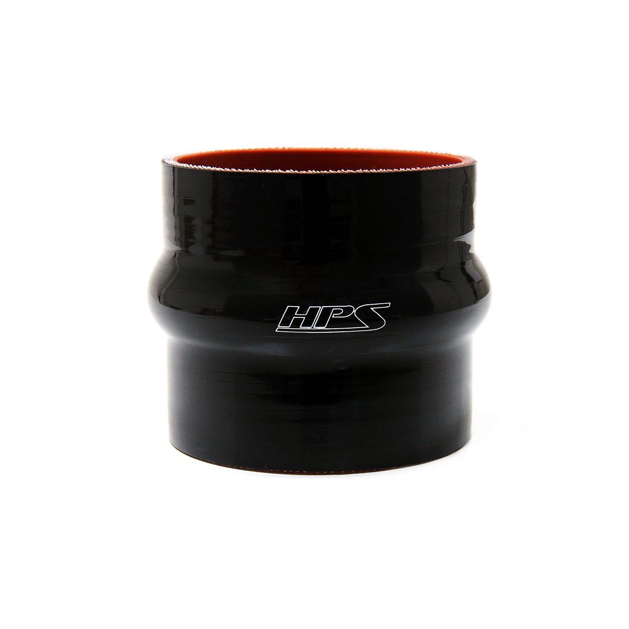 HPS 1.75" ID , 3" Long High Temp 4-ply Reinforced Silicone Hump Coupler Hose Black (45mm ID , 76mm Length)