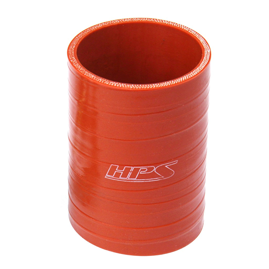 HPS 2.75" ID , 4" Long High Temp 4-ply Aramid Reinforced Silicone Straight Coupler Hose Orange (70mm ID , 102mm Length)