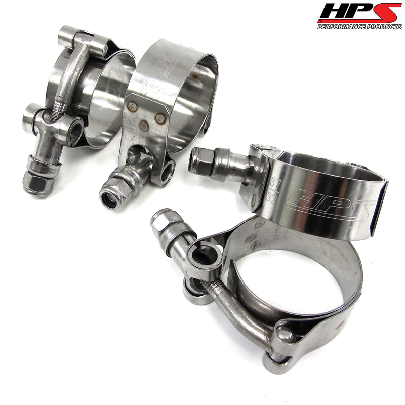 HPS Stainless Steel T-Bolt Clamp for 1 1/8" ID hose - Effective Size: 1.38"-1.57"