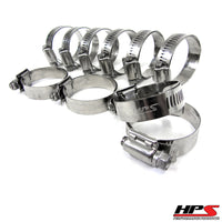 Thumbnail for HPS Stainless Steel Worm Gear Liner Clamp Size 44 10pc Pack 2-5/16