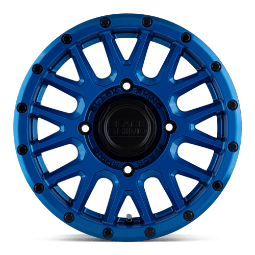 Black Rhino Powersports BLLPZ 15X7 4X110 BLUE-BLK-BLTS 51MM